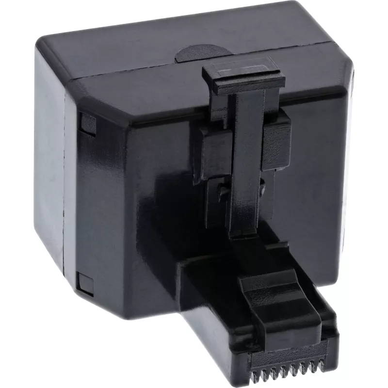Rack distribuidor ISDN InLine 1x RJ45 M / 2x RJ45 H sin resistencia de terminación