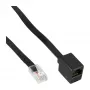 Alargador ISDN InLine RJ45 8P8C conector macho / hembra 68825, 6 m