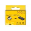 Adaptador activo DeLOCK DisplayPort 1.4 a HDMI, 8K HDR, negro