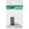 Adaptador DisplayPort InLine, conector macho / hembra DisplayPort, acodado hacia arriba