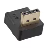 Adaptador DisplayPort InLine, conector macho / hembra DisplayPort, acodado hacia abajo