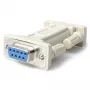 Adaptador de módem nulo serie DB9 RS232 StarTech.com - F/F, DB-9, DB-9, blanco