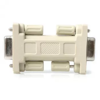 Adaptador de módem nulo serie DB9 RS232 StarTech.com - F/F, DB-9, DB-9, blanco