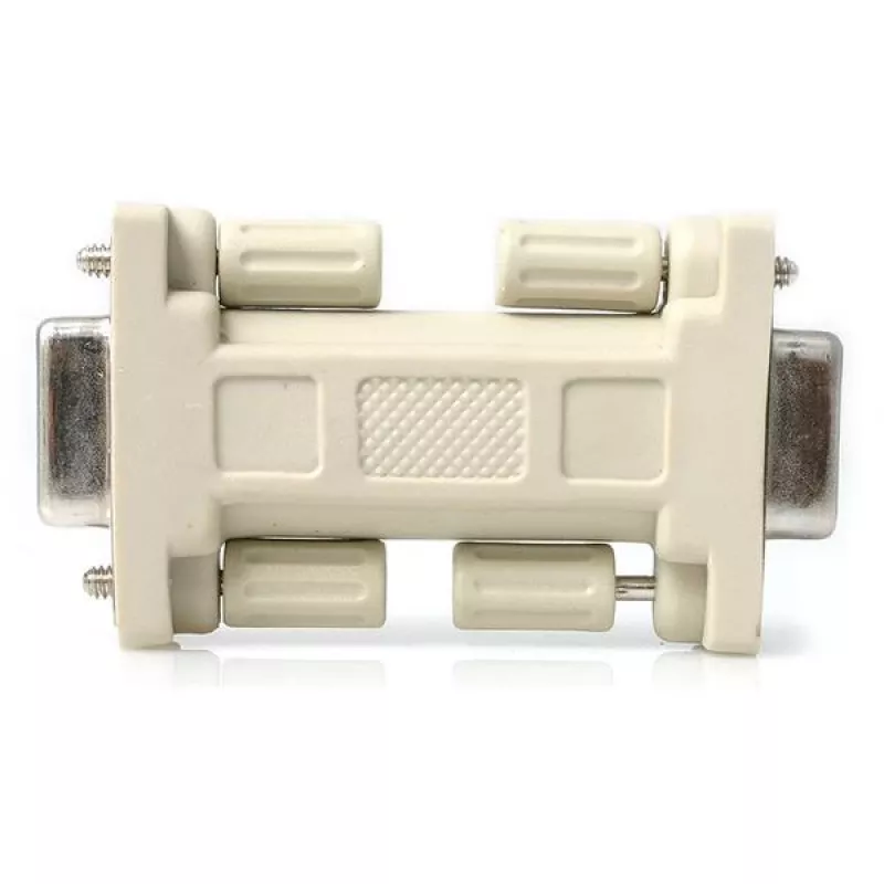 Adaptador de módem nulo serie DB9 RS232 StarTech.com - F/F, DB-9, DB-9, blanco