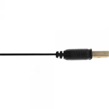Cable plano USB 2.0 InLine, conector macho / hembra Type-A, bañado en oro, negro, 3 m