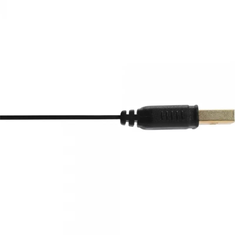 Cable plano USB 2.0 InLine, conector macho / hembra Type-A, bañado en oro, negro, 3 m