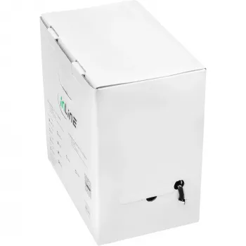 Cable de instalación para exterior InLine S/FTP PiMF Cat.7a AWG 23 cobre 1200 MHz PE, 100 m