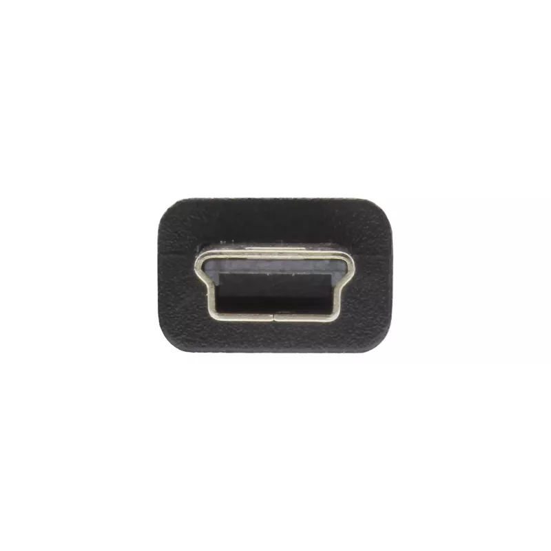 Cable mini USB 2.0 InLine, conector macho USB Type-A / conector macho Mini B, 5 polos, negro, 0,5 m