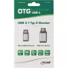 Set adaptador USB-C InLine 35809 USB-C macho a Micro-USB hembra USB3.0 A hembra