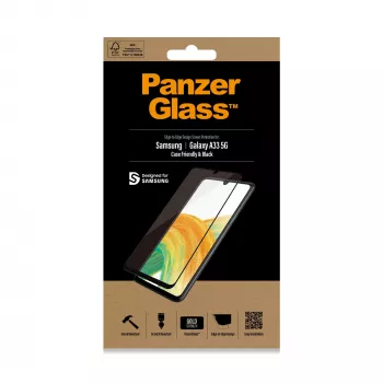 Protector de pantalla de cristal PanzerGlass Samsung Galaxy A33 5G resistente a arañazos y golpes