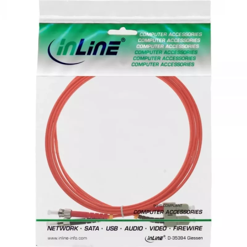 Cable de fibra óptica dúplex InLine SC/ST 50/125µm OM2 3 m