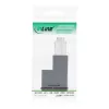 Adaptador de cable de parcheo Cat.6A InLine, RJ45 macho / hembra, acodado 90° hacia la derecha