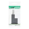 Adaptador de cable de parcheo Cat.6A InLine, RJ45 macho / hembra, acodado 90° hacia arriba