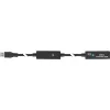 Cable repetidor activo USB3.2 Gen.1 InLine Type-A macho / hembra, negro, 10 m