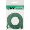 Cable de parcheo InLine S/FTP PiMF Cat.6 250MHz cobre libre de halógenos verde 7,5 m
