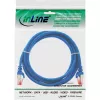 Cable de parcheo InLine S/FTP PiMF Cat.6 250MHz cobre libre de halógenos azul 1 m