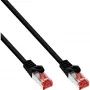 InLine Cable de red S/FTP PiMF Cat.6 250MHz cobre libre de halógenos negro 1m