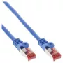 InLine Cable de red S/FTP PiMF Cat.6 250MHz cobre libre de halógenos azul 1,5m