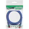 InLine Cable de red S/FTP PiMF Cat.6 250MHz cobre libre de halógenos azul 1,5m