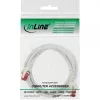 InLine Cable de red S/FTP PiMF Cat.6 250M Hz cobre libre de halógenos blanco 2m