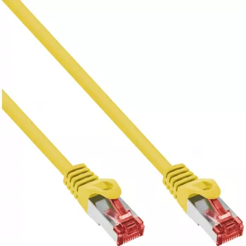 Cable de red InLine S/FTP PiMF Cat.6 250 MHz cobre libre de halógenos amarillo 5 m