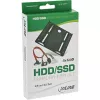 SET de marco de montaje para HDD/SSD InLine con cable SATA y de alimentación, en ángulo, incl. tornillos