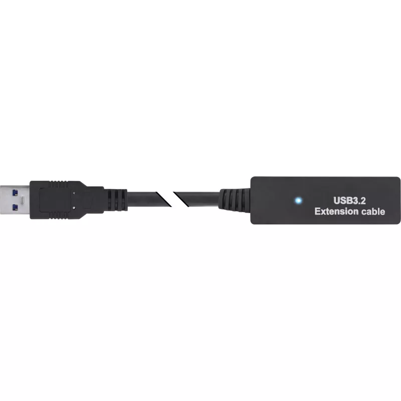 Extensión activa USB 3.2 Gen.1 InLine, conector macho USB-A a conector hembra USB-C, 5m