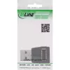 Adaptador USB 3.2 InLine, conector macho USB-A a conector hembra USB-E de panel frontal interno