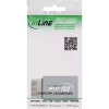 Adaptador USB 3.2 InLine, conector macho USB-E de panel frontal interno a conector hembra USB-A
