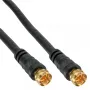Cable SAT Premium InLine 69315P 15m doble apantallado 2x conector macho F negro