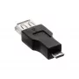 Adaptador Micro USB OTG InLine conector macho Micro-B a conector hembra USB A