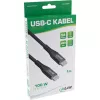 InLine Cable USB 2.0 USB-C macho/macho cable de carga rápida 100W 1m