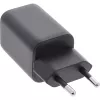 InLine Fuente de alimentación USB cargador USB-A + USB Type-C 33W PD + QC