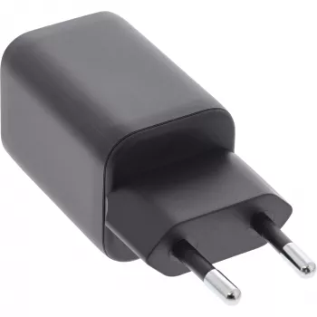 InLine Fuente de alimentación USB cargador USB-A + USB Type-C 33W PD + QC