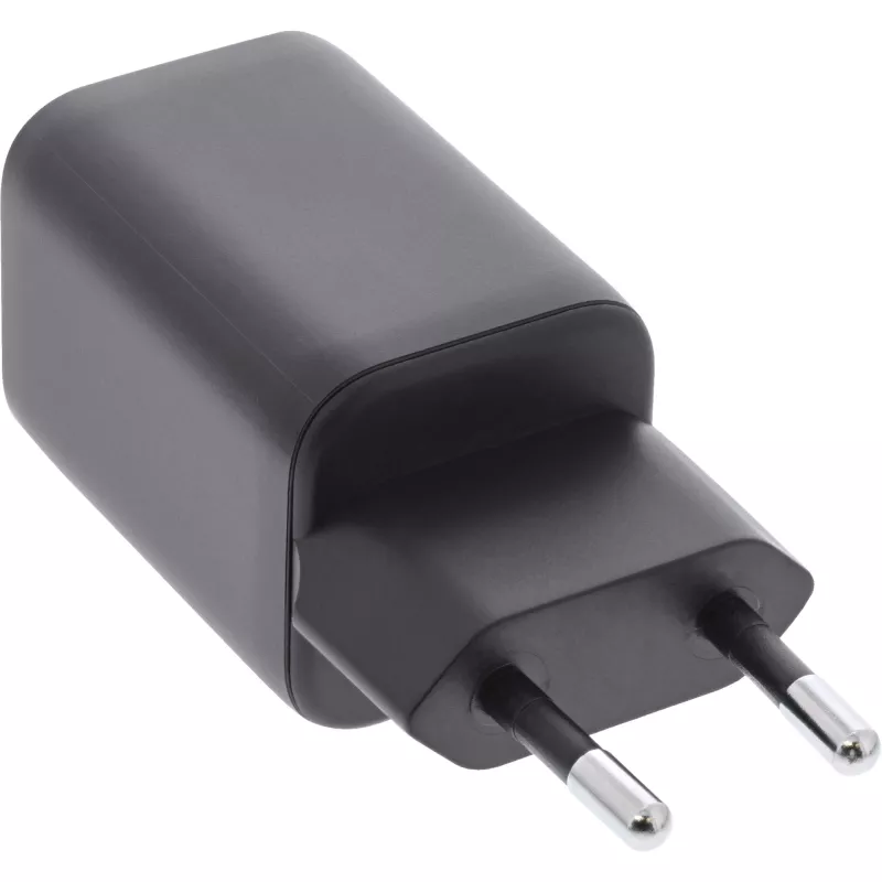 InLine Fuente de alimentación USB cargador USB-A + USB Type-C 33W PD + QC