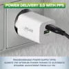InLine Fuente de alimentación USB cargador USB-A + USB Type-C 33W PD + QC