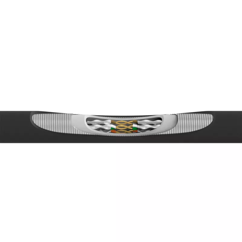 InLine Cable de red blindado U/FTP Cat.6A negro 5m