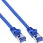InLine Cable de red plano U/FTP Cat.6A azul 3m