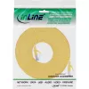 InLine Cable de red plano U/FTP Cat.6A amarillo 5 m