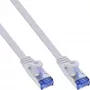 InLine Cable de red plano U/FTP Cat.6A blanco 7m