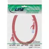Cable de red plano InLine U/FTP Cat.6A rojo 2 m