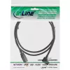 Cable Micro-USB 2.0 InLine USB Type-A macho / Micro-B macho acodado negro 2 m