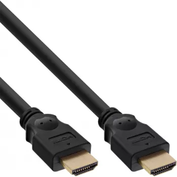 Cable HDMI InLine High Speed HDMI M/M negro contactos dorados 20 m