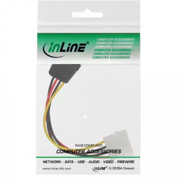 Cable de alimentación SATA InLine 1x 5,25
