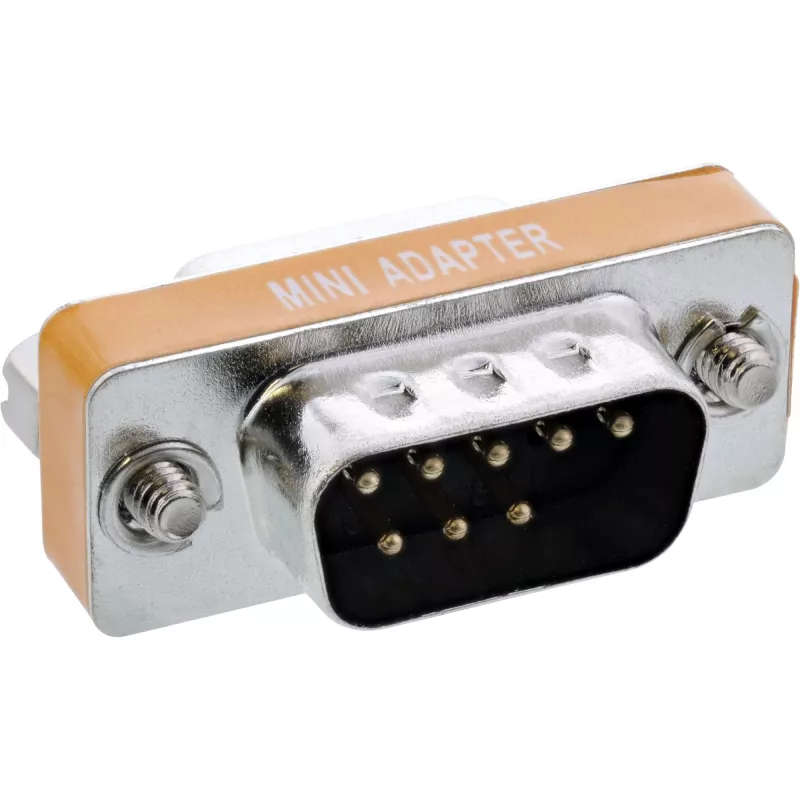 Adaptador null módem InLine DB9 pin macho / hembra