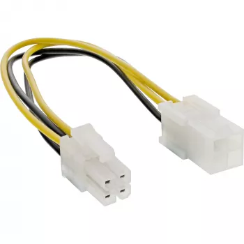 Alargador de corriente interno InLine para placa base P4 conector macho/hembra de 4 polos 0,20 m
