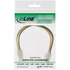 Alargador de corriente interno InLine para placa base P4 conector macho/hembra de 4 polos 0,20 m