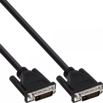 Cable DVI-D InLine 24+1 conector macho/macho Dual Link 5 m