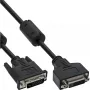 Cable DVI-D InLine 24+1 macho/hembra, Dual Link, 2 núcleos de ferrita, 5 m