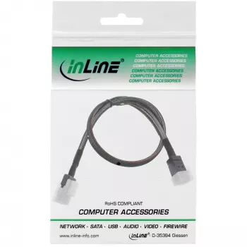 Cable Mini SAS HD InLine SFF-8643 a SFF-8087 con Sideband 1 m